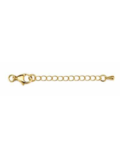 Broche Lat&oacute;n Picoloro 10mm Cadena extension Dorado AAA e-coating. Venta por Unidad