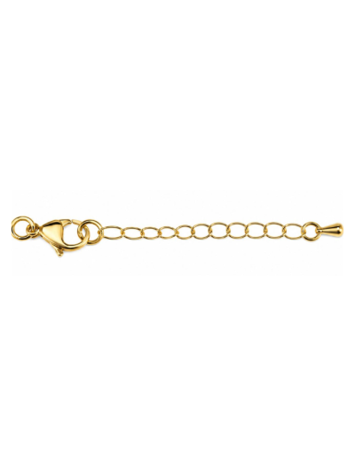 Broche Lat&oacute;n Picoloro 12mm Cadena extension Dorado AAA e-coating. Venta por Unidad