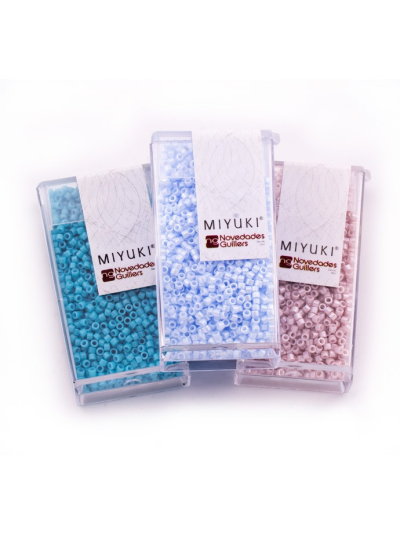 Miyuki Delica&reg; N.11  kit Aire (DB1537 - DB1534 - DB2128). Venta por paquete (10gr por tarro)
