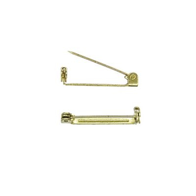 Herraje Prendedor 1 Crudo 25x3mm. Venta por 144 Unidades