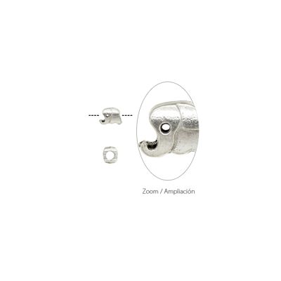 Separador Pewter Envejecido Elefante 4.2mm DI M1265 8mm. Venta por 12 Unds