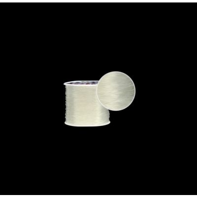 Caucho Siliconado Elastico Koreano Transparente 0.5mm. Venta por Rollo 90 Metros