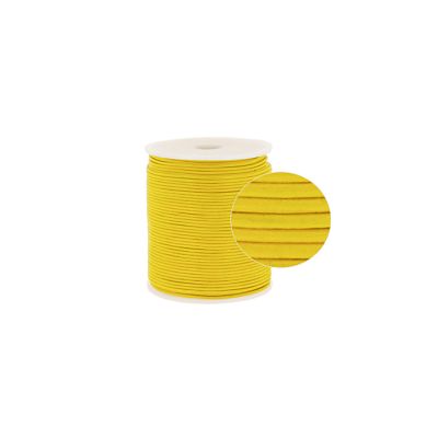 Cuero redondo India Amarillo 122 1.5mm. Venta por 10 Metros