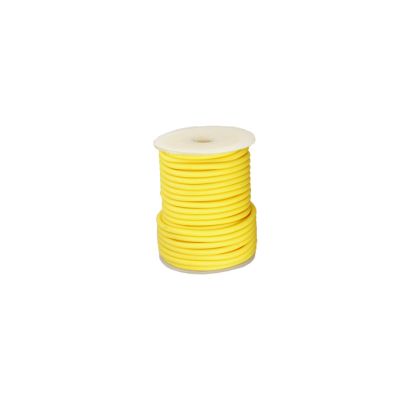 Caucho Neopreno Redondo Amarillo 2mm. Venta por 10 Metros
