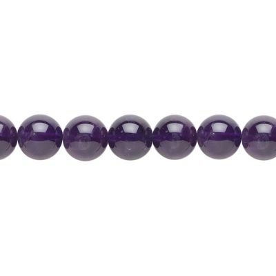 Bola Lisa Amatista AB Natural 10mm. Sarta por 38cm Aprox