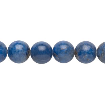 Bola Lisa Lapislazuli Calidad BC Esmalte 10-11mm. Sarta por 38cm Aprox