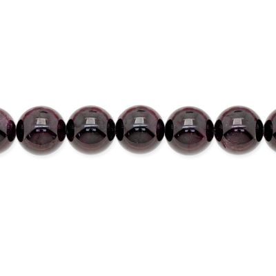 Bola Lisa Granate AB Natural 10mm. Sarta por 38cm Aprox