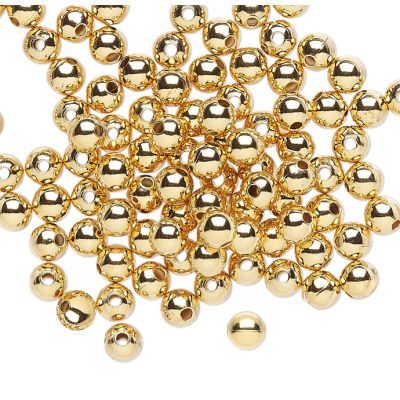 Separador Goldfilled Brasilero Bola Lisa 5mm. Venta por 5g 29 Unidades aprox