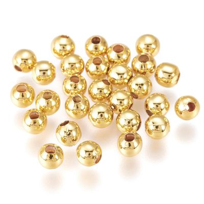 Separador Goldfilled Brasilero Bola Lisa CC263 6mm. Venta por 5 Gramos 17 Unidades aprox