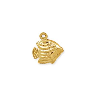 Dije Goldfilled Brasilero Charm 28N9 Pez 12mm. Venta por 5 gramos 10 Unidades aprox