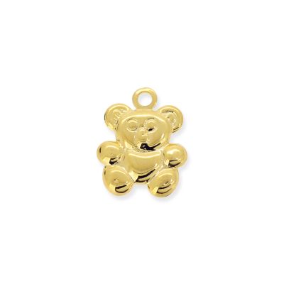 Dije Goldfilled Brasilero Lamina Oso 12x9mm. Venta por 5g 17 Unidades aprox