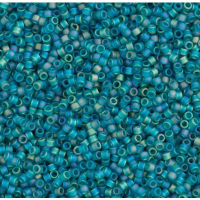 Miyuki Delica® N.11 Mate Transparente Teal AB (DB1283)