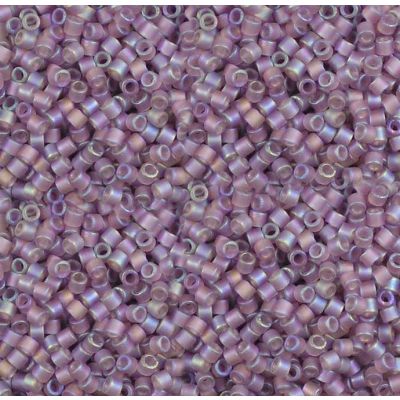 Miyuki Delica® N.11 Transparente Mate AB light Amatista (DB857)