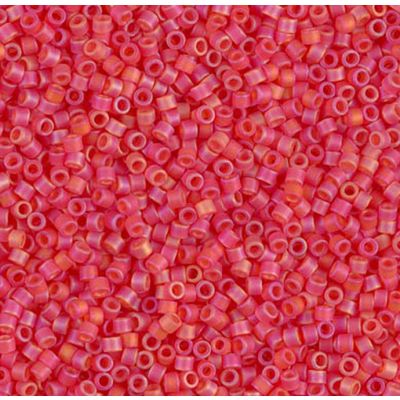 Miyuki Delica® N.11 Transparente Mate Rojo AB (DB0856)