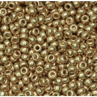 Miyuki Rocaille Mostacilla N.11 Champagne Galvanizado Duracoat (#4204)