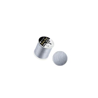 Miyuki Beading Thread Hilo pre-encerado Gris 100% Nylon 0.08mm. Rollo por 50 Metros