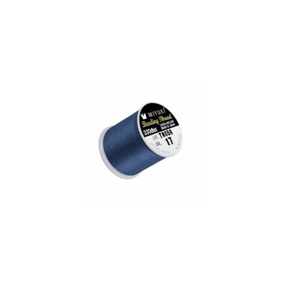 Miyuki Beading Thread Hilo pre-encerado Azul 100% Nylon 0.08mm. Rollo por 50 Metros