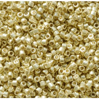 Miyuki Delica® N.11 Dorado Brillante Galvanizado Duracoat (DB2502)