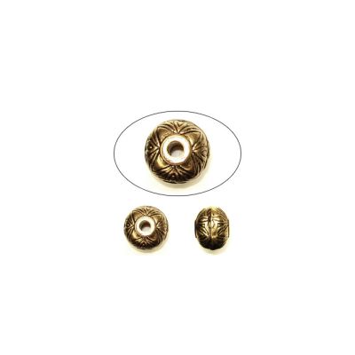 Separador Acrilico Metalizado Rondela Dorado 15mm. Venta por 6 Unidades