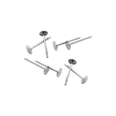 Herraje Topo Acero Inoxidable 304 Base Plana CA03 4mm. Venta por 72 Unidades