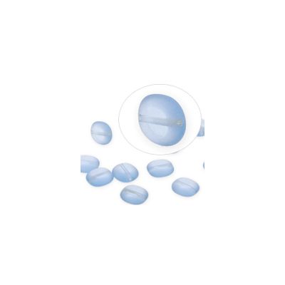 Vidrio Checo Cushion Lt Sapphire 10x9mm. Venta por 24 Unidades