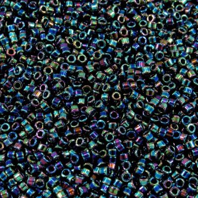 Miyuki Delica® N.11 Opaco Negro AB Metalico (DB0005)