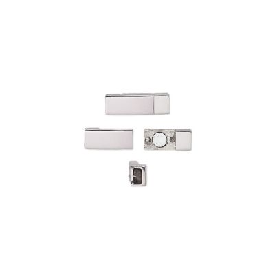 Broche Acero Inoxidable 304 Cuadrado Plano Magnetico 23mm Interno 5.5mm #2330. Venta por Unidad