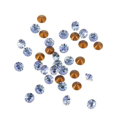 Cristal Conico PP24 Swarovski Lt Sapphire 3.0-3.2mm. Venta por 144 Unidades
