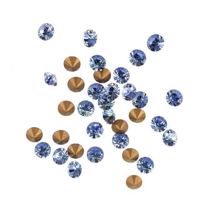 Cristal Conico Francesa Lt Sapphire 2.0-2.2mm. Venta por 144 Unidades