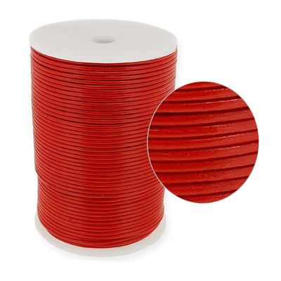 Cuero redondo India Siam 2mm. Venta por 100 Metros