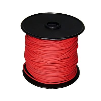 Caucho Neopreno Redondo Rojo Siam 2mm. Venta por 10 Metros