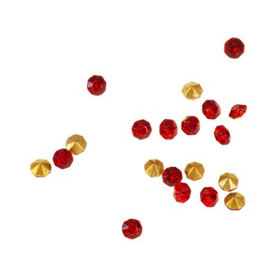 Cristal Conico Francesa Lt Siam 2.0-2.2mm. Venta por 144 Unidades