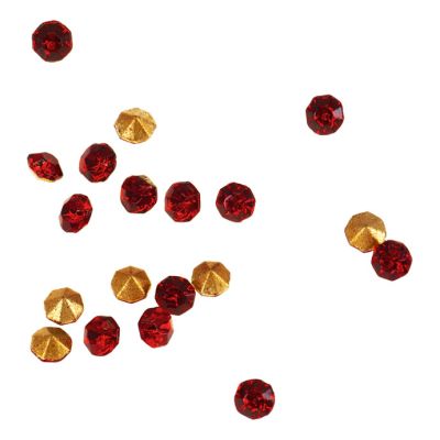 Cristal Conico Frances Ruby 3.0-3.2mm. Venta por 144 Unidades