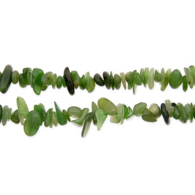 Chips Nugget Jade Nephrite Natural 10-12mm. Sarta por 38cm Aprox