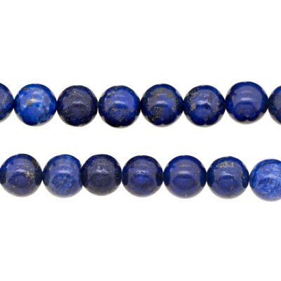 Bola Lisa Lapislazuli AB (Natural) 8-8.5mm. Sarta por 38cm Aprox