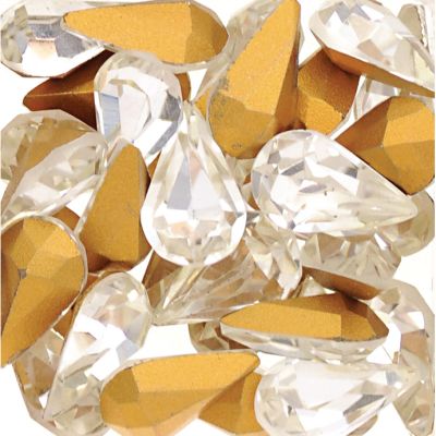 Cristal Conico Lagrima Crystal 8x4.8mm. Venta por 12 Unidades