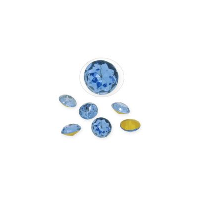 Vidrio Redondo Sapphire 14mm. Venta por 6 Unidades