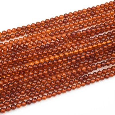 Bola Lisa Ambar 3-4mm A Natural. Sarta por 45cm