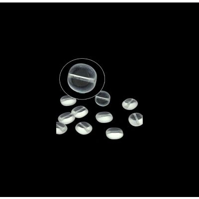 Vidrio Checo Cushion Cristal 10x9mm. Venta por 24 Unidades