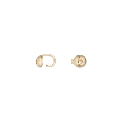 Tapanudo Goldfilled 1420 (14kt) Sencillo 4mm. Venta por 6 Unidades