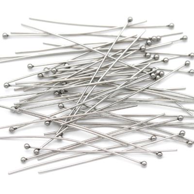 Alfiler Acero Inoxidable 304 Cabeza Redonda 35x0.6mm. Venta por 50 Unidades