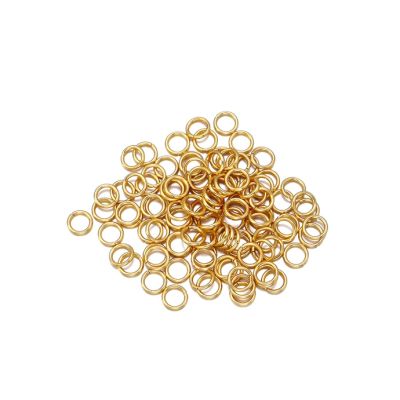 Argolla Abierta 3x0.5mm Acero Inoxidable Baño Dorado. Venta por 72 Unidades Aprox.