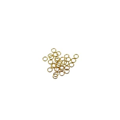 Argolla Abierta 3x0.5mm Acero Inoxidable Baño Dorado. Venta por 72 Unidades Aprox.