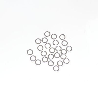 Argolla Plata 925 Cerrada 4x0.6mm. Venta por 2g 45 Unidades aprox