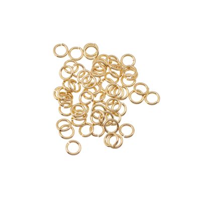 Argolla Dorado AAA e-coating Abierta 5x0.8mm. Venta por 36 Unidades