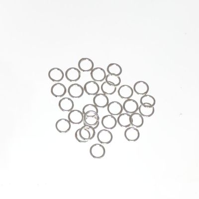 Argolla Plata 925 Cerrada 5x0.6mm. Venta por 2g 30 Unidades aprox