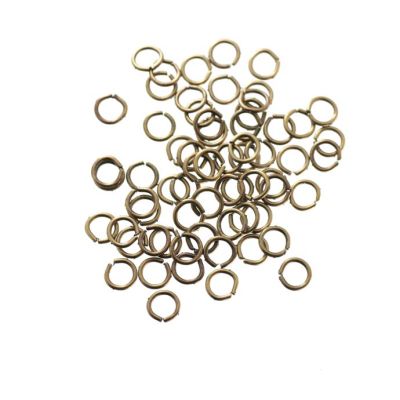 Argolla Ocre Pavonado Abierta 6.5x0.7mm. Venta por 5 Gramos