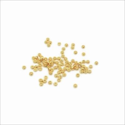 Conector Acero Inoxidable Baño Dorado Bola 2mm. Venta por 72 Unidades Aprox.