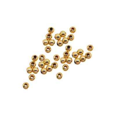 Bola Lisa Acero Inoxidable Baño Dorado 3mm Hueco 1mm. Venta por 12 Unidades