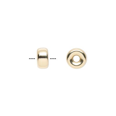 Separador Goldfilled 1420 (14kt) Rondela 5.3x2.8mm. Venta por 3 Unidades